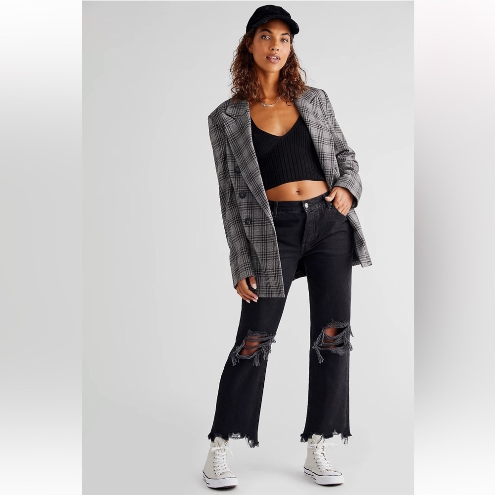Free People We The Free Maggie Mid-Rise Straight-Leg Jeans